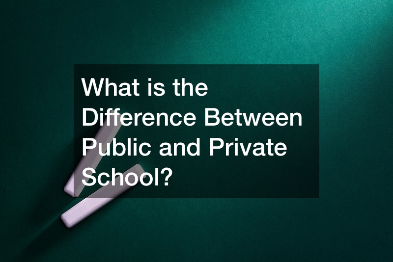 What is the Difference Between Public and Private School?